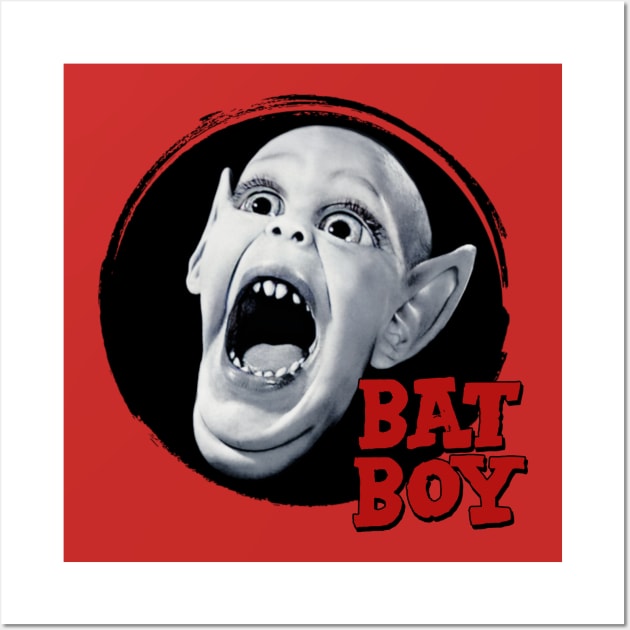 Bat Boy Wall Art by Zbornak Designs